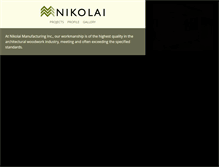 Tablet Screenshot of nikolai.ca